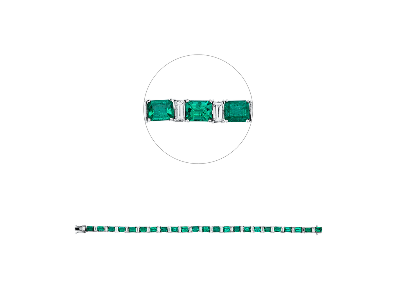 Brogle Selection emerald bracelet