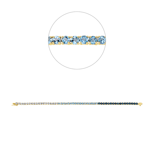 Brogle Classic colored stone bracelet Brogle Classic colored stone bracelet