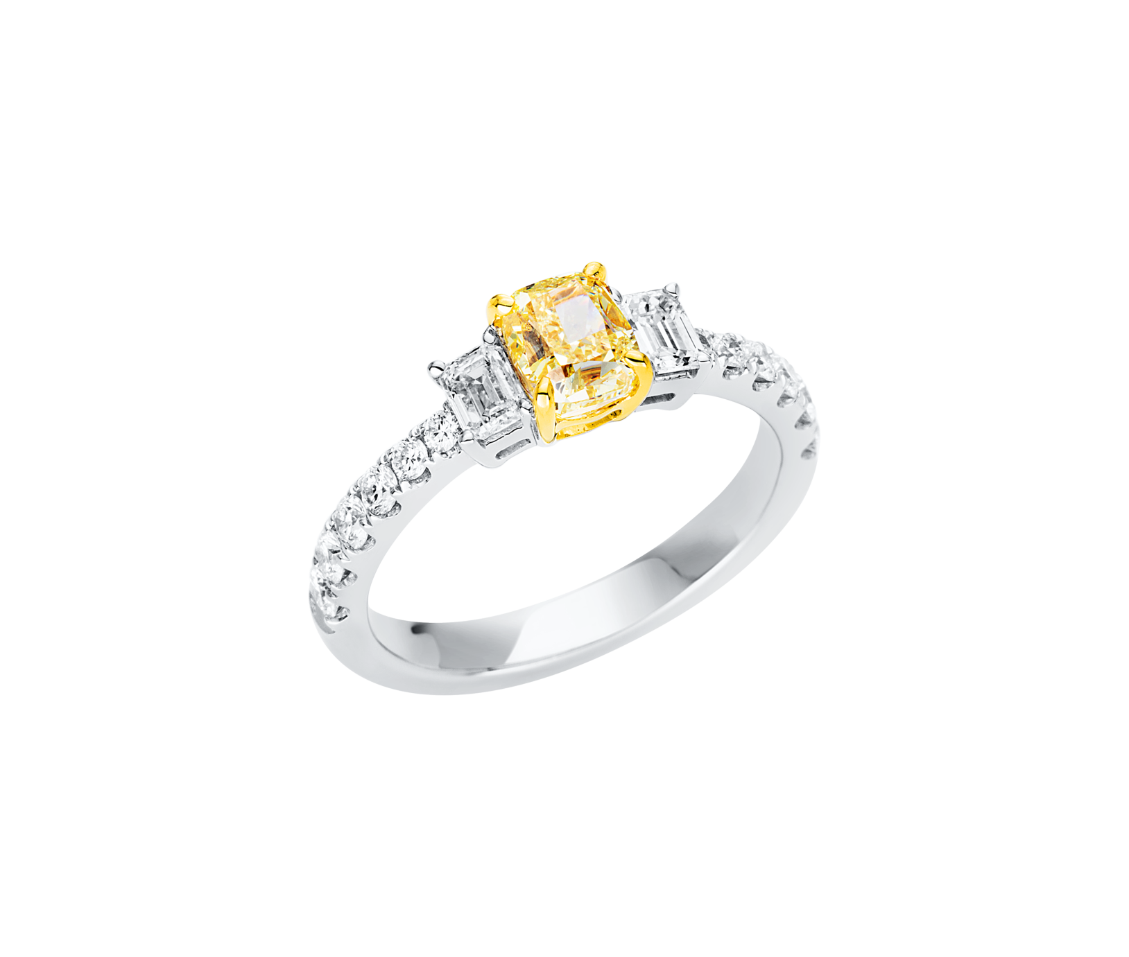 Brogle Selection Bicolor diamond ring
