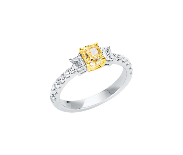 Brogle Selection Bicolor diamond ring