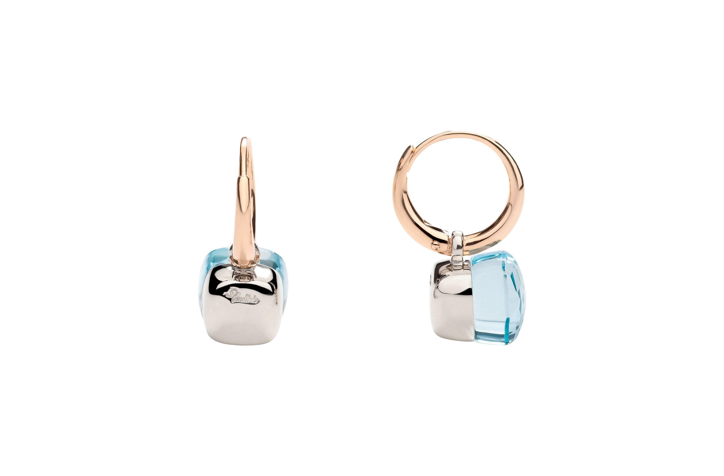 Pomellato Nudo blue topaz earrings Pomellato Nudo blue topaz earrings