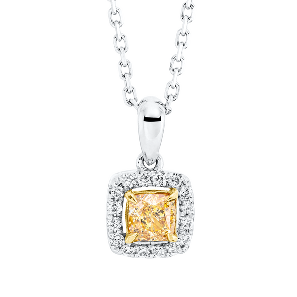 Brogle Classic Kette mit Bicolor Diamantanhänger