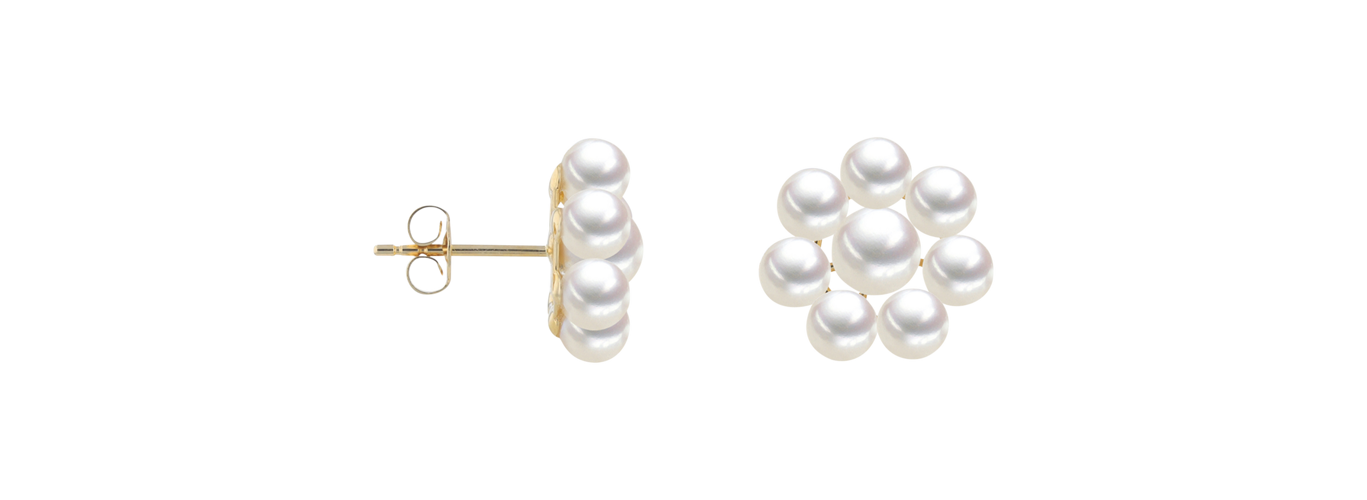 Brogle Classic Süßwasser Perlenohrstecker