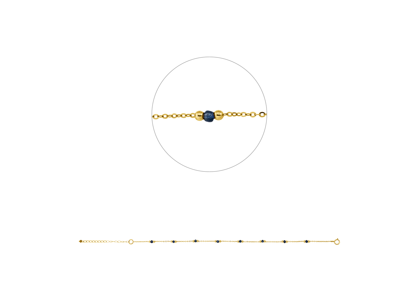 Brogle Classic sapphire bracelet