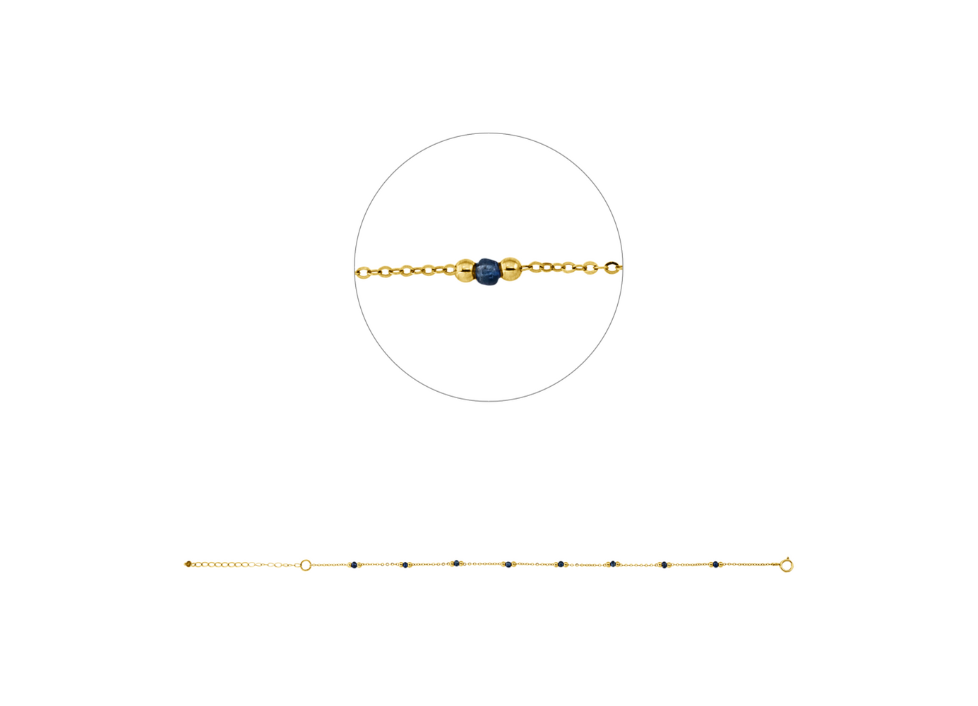 Brogle Classic sapphire bracelet