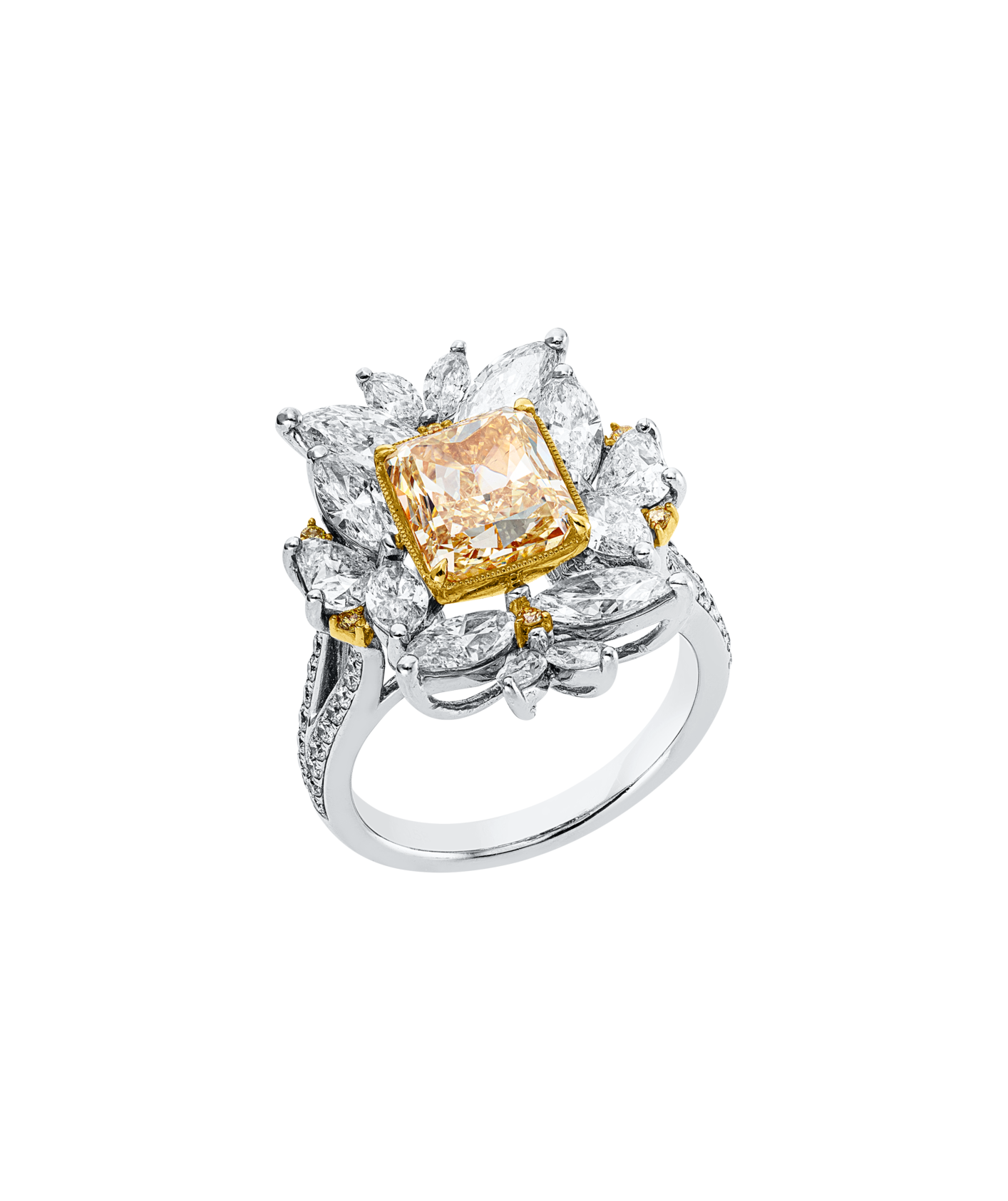 Brogle Selection Bicolor diamond ring Brogle Selection Bicolor diamond ring