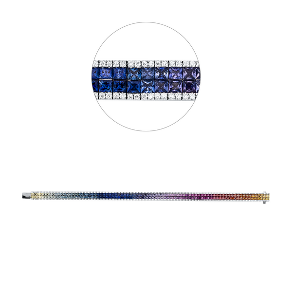 Brogle Selection Saphirarmband Rainbow Brogle Selection Saphirarmband Rainbow