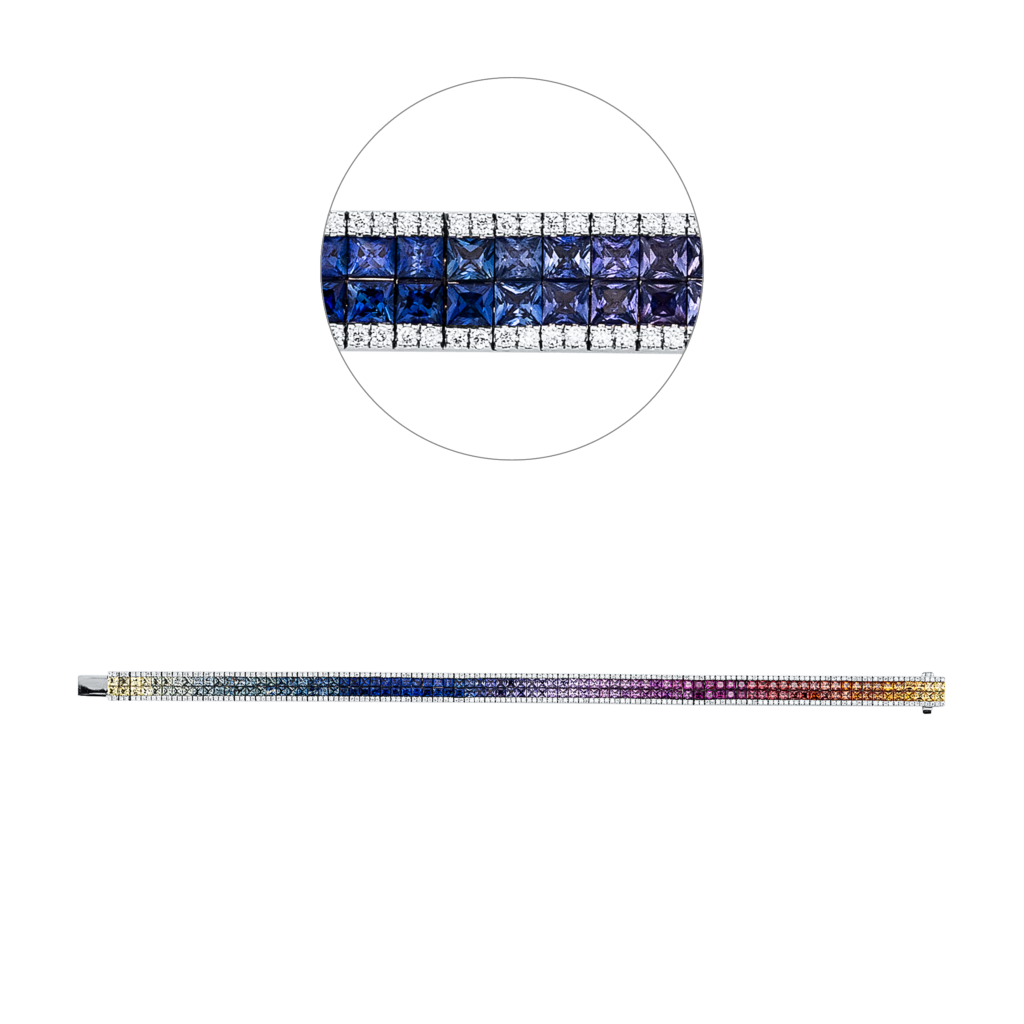 Brogle Selection Saphirarmband Rainbow Brogle Selection Saphirarmband Rainbow