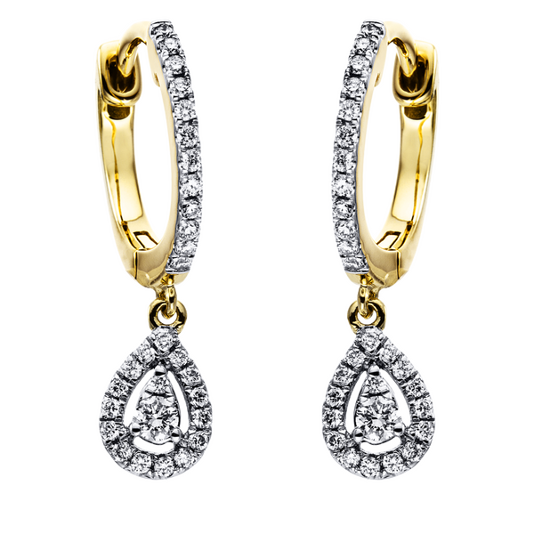 Brogle Classic Bicolor Diamantcreolen Brogle Classic Bicolor Diamantcreolen