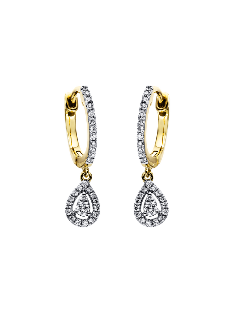 Brogle Classic Bicolor Diamantcreolen Brogle Classic Bicolor Diamantcreolen