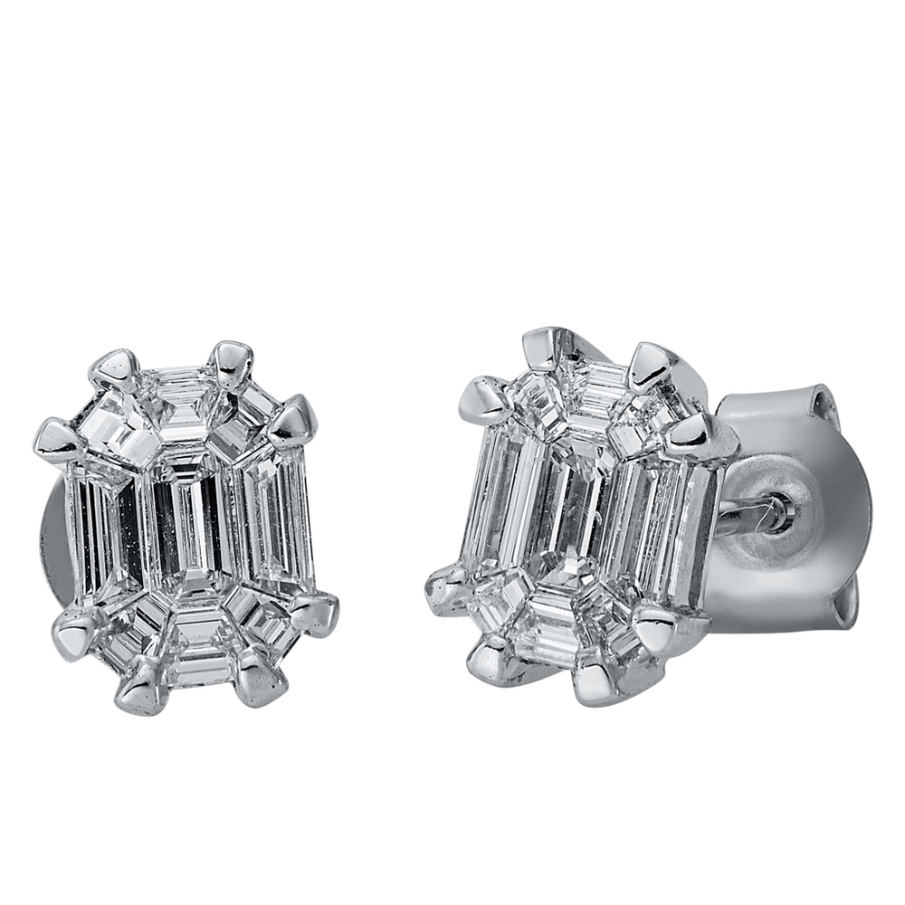 Brogle Selection Illusion Stud Earrings