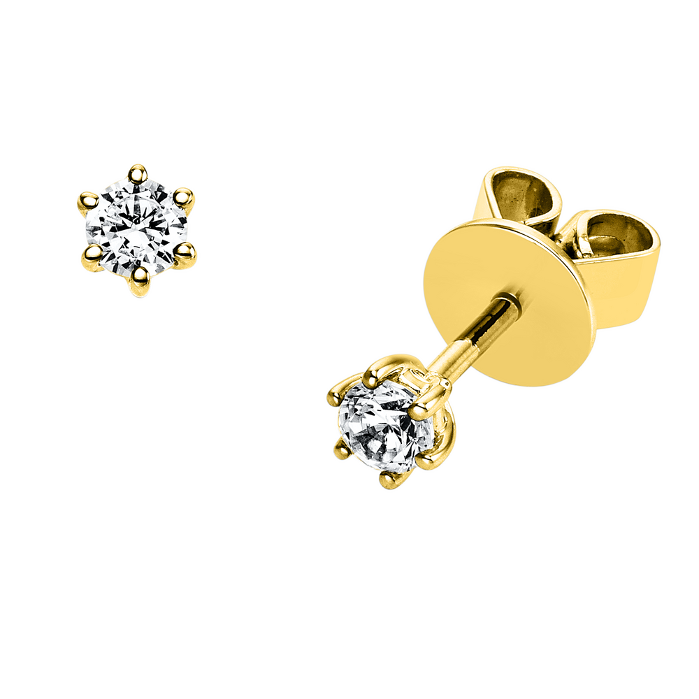 Brogle Selection Marie stud earrings up...