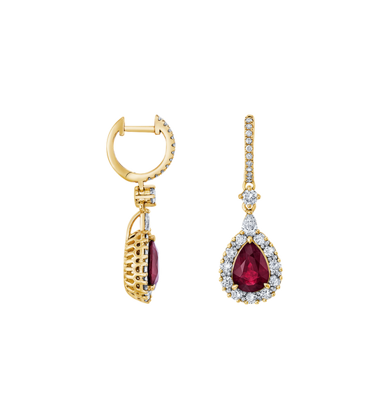 Brogle Selection ruby earrings Brogle Selection ruby earrings