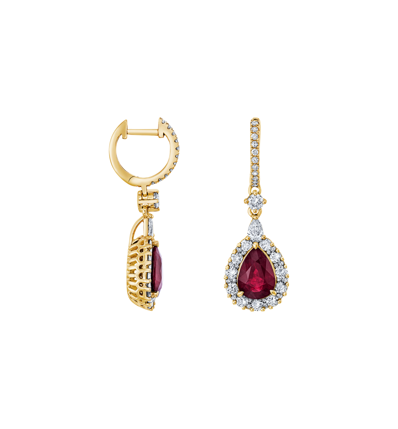 Brogle Selection ruby earrings Brogle Selection ruby earrings