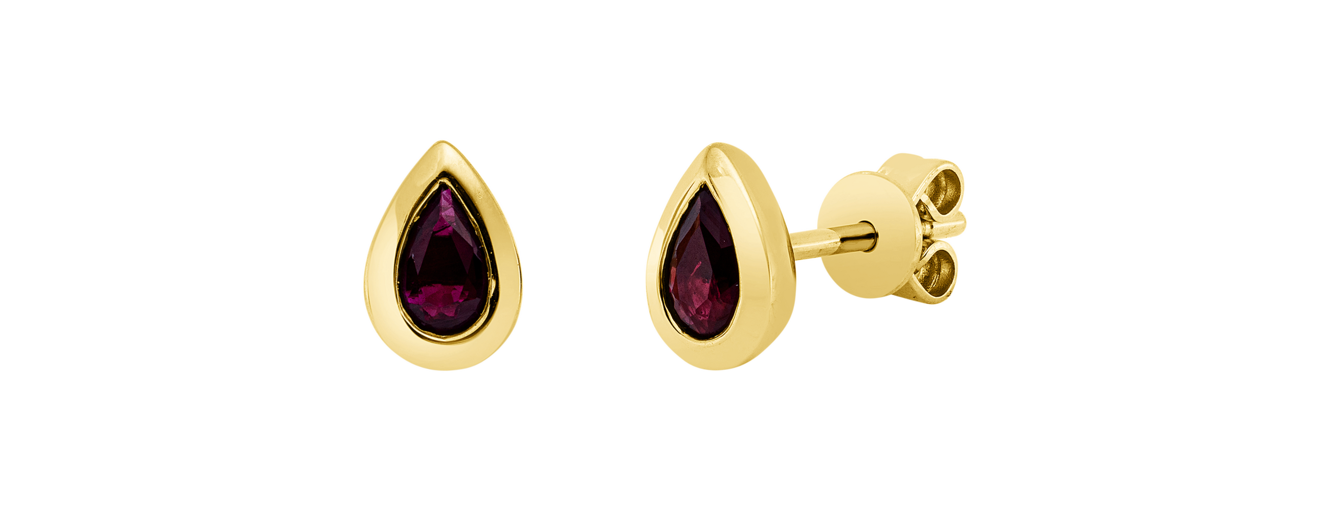 Brogle Classic ruby stud earrings Brogle Classic ruby stud earrings