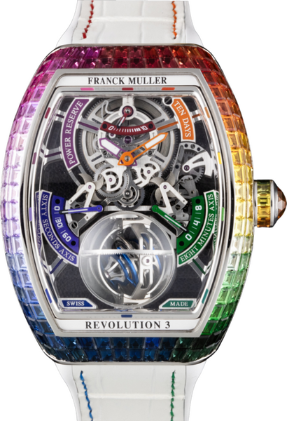 Franck Muller Vanguard Rainbow Revolution 3 55.9 x 46mm