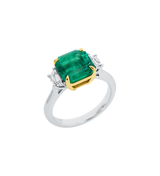 Brogle Selection Bicolor Smaragdring