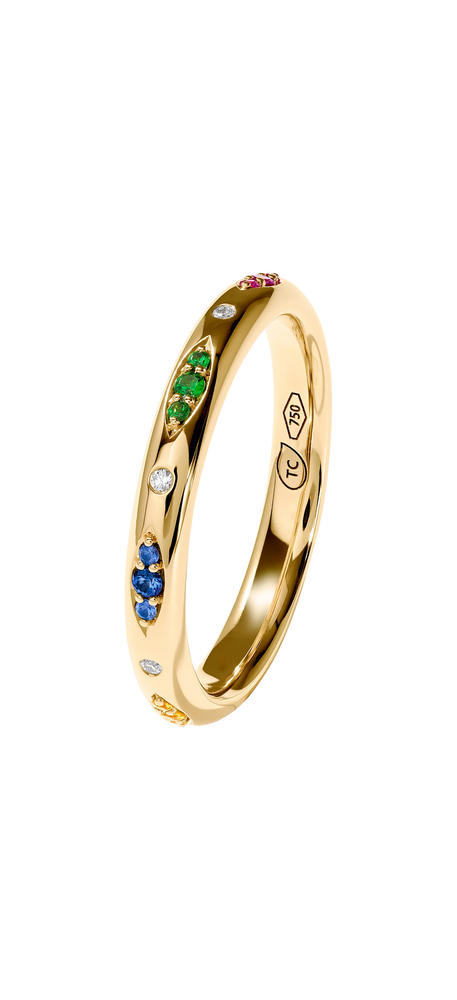 Tamara Comolli Gypsy Band Candy Pavé Ring Tamara Comolli Gypsy Band Candy Pavé Ring