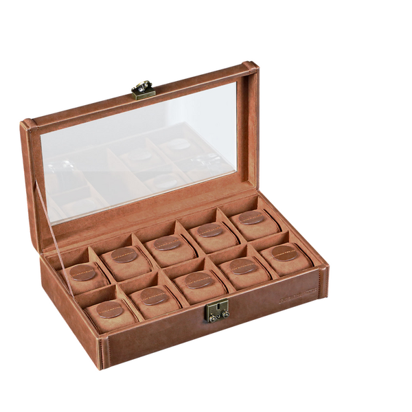 Designhütte watch box with window Camel 10 Designhütte watch box with window Camel 10