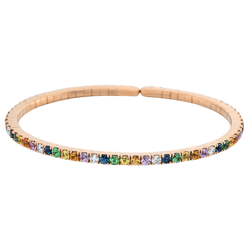 Brogle Selection sapphire bangle Rainbow Brogle Selection sapphire bangle Rainbow