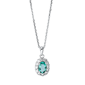 Brogle Selection Royal necklace with emerald pendant