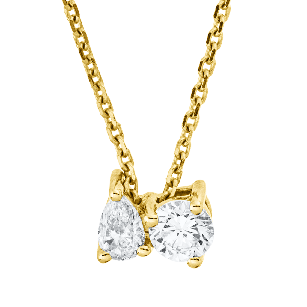 Brogle Classic necklace with diamond pendant Brogle Classic necklace with diamond pendant