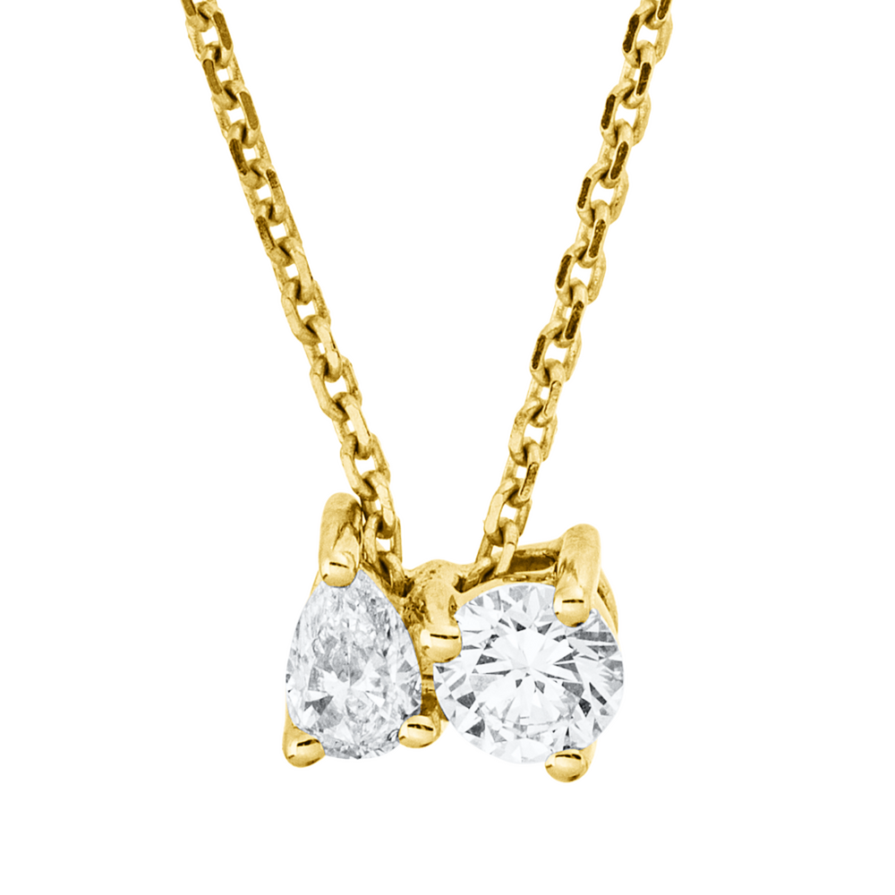 Brogle Classic necklace with diamond pendant Brogle Classic necklace with diamond pendant