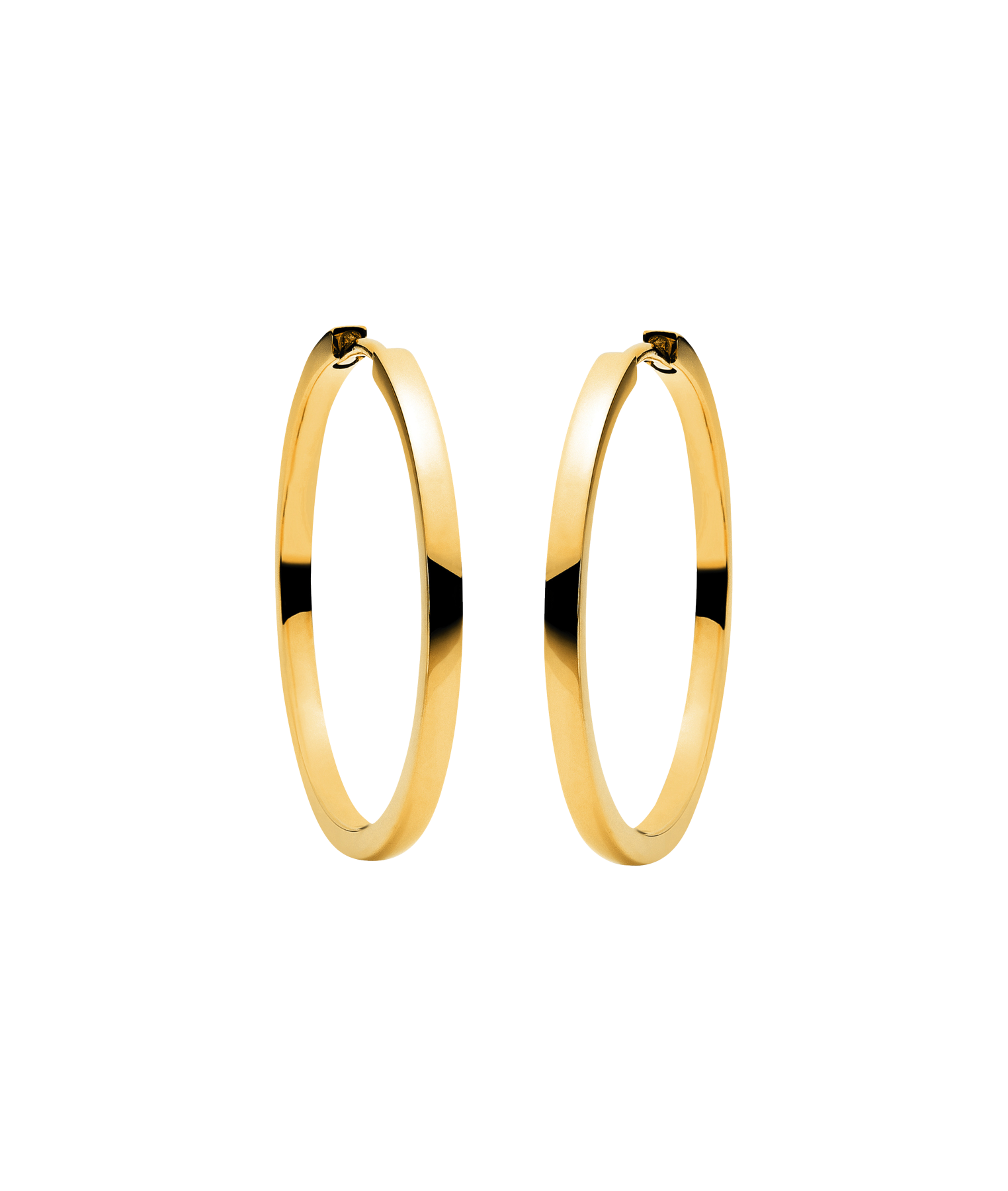 Brogle Classic gold hoop earrings Brogle Classic gold hoop earrings