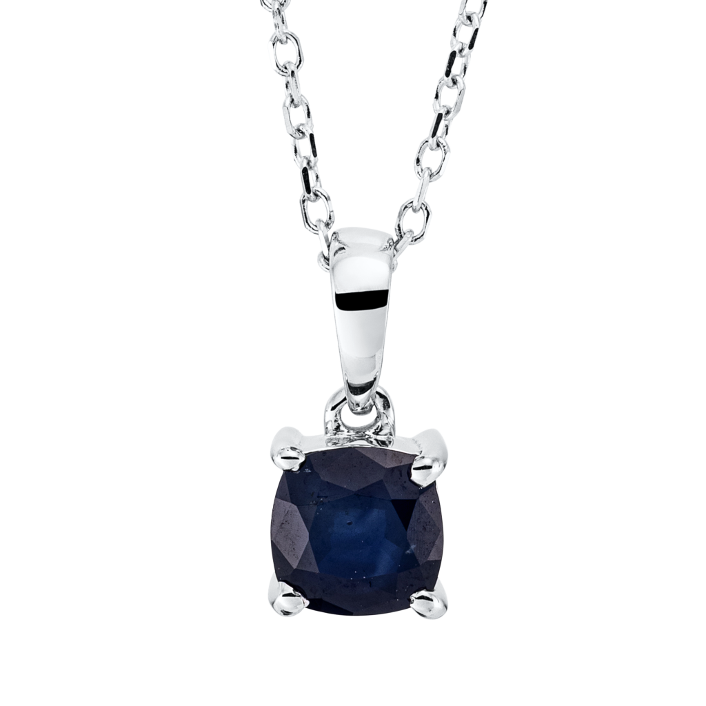 Brogle Classic necklace with sapphire pendant Brogle Classic necklace with sapphire pendant
