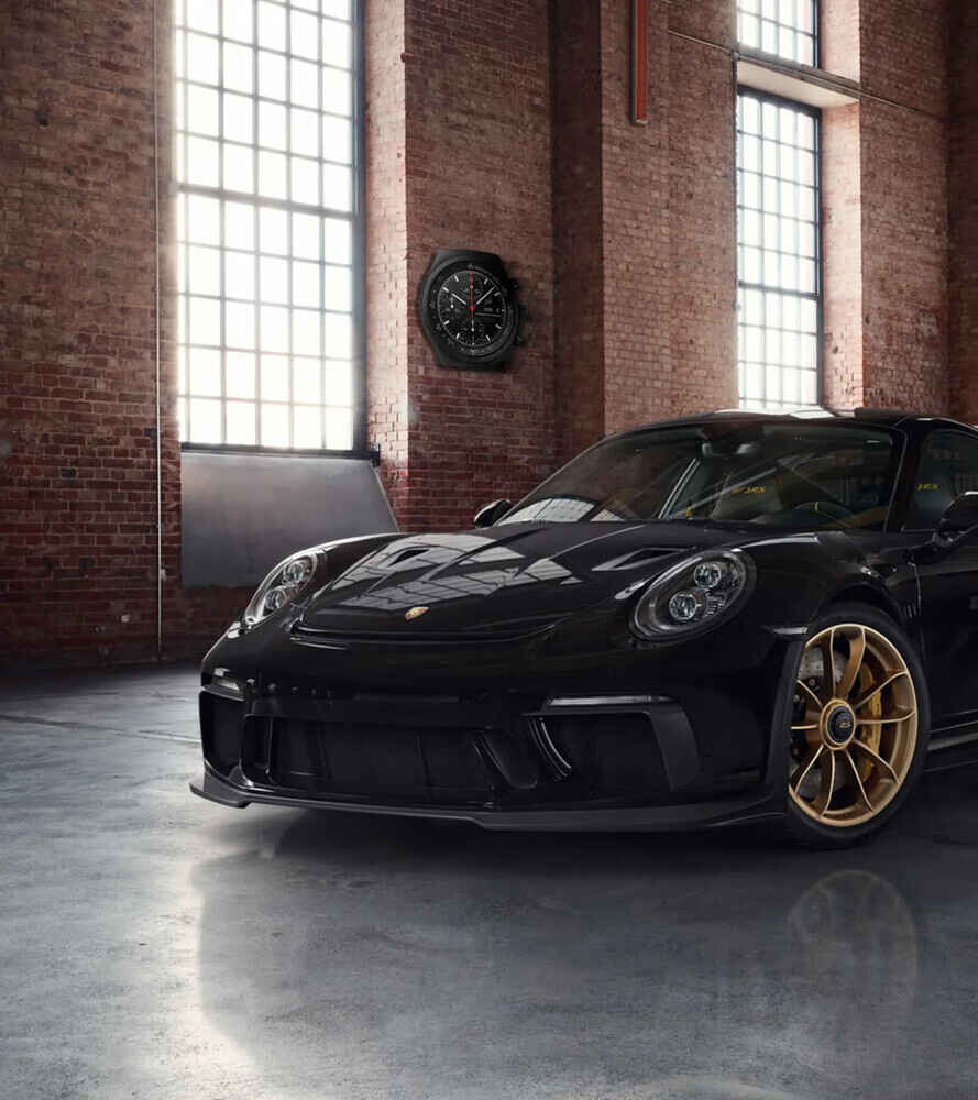 Porsche Design Chronograph 1 - All Black Wanduhr Porsche Design Chronograph 1 - All Black Wanduhr