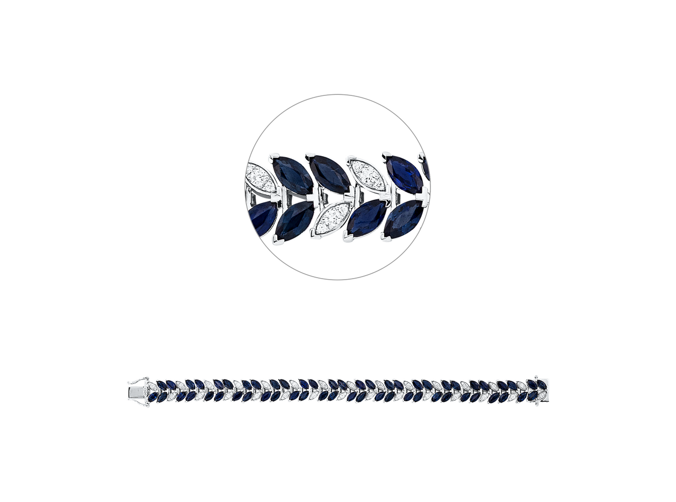 Brogle Selection sapphire bracelet