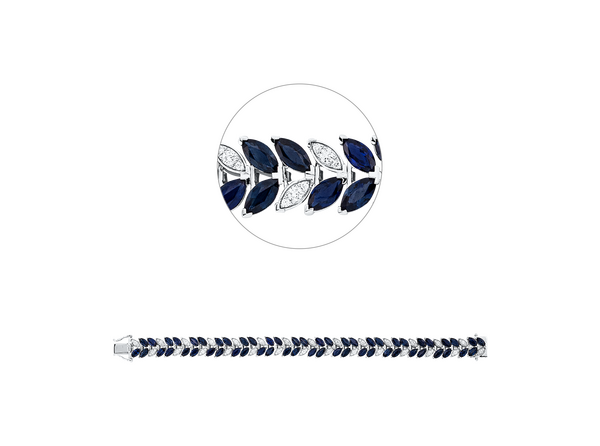 Brogle Selection Saphirarmband Brogle Selection Saphirarmband