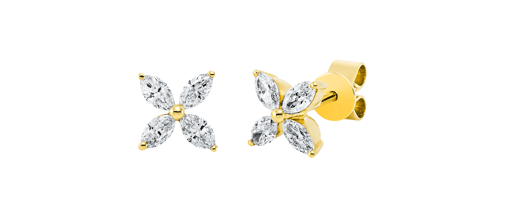 Brogle Classic diamond stud earrings