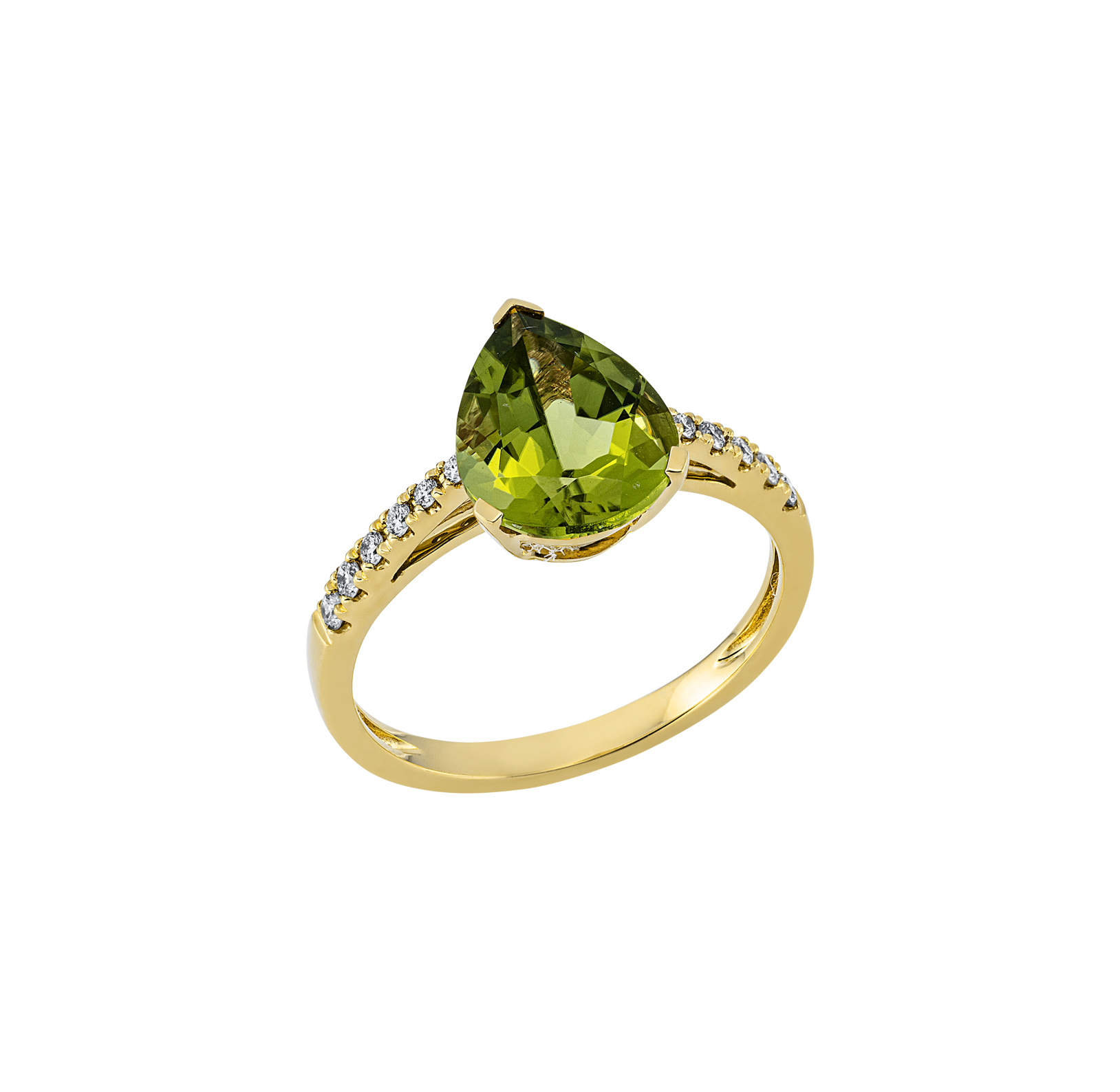 Brogle Classic peridot ring