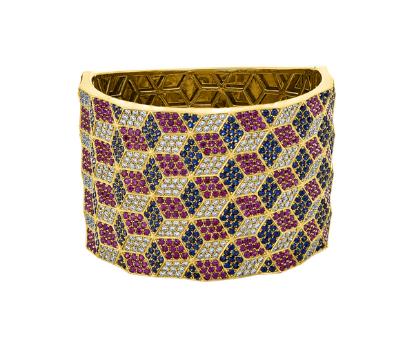 Brogle Selection coloured stone bangle