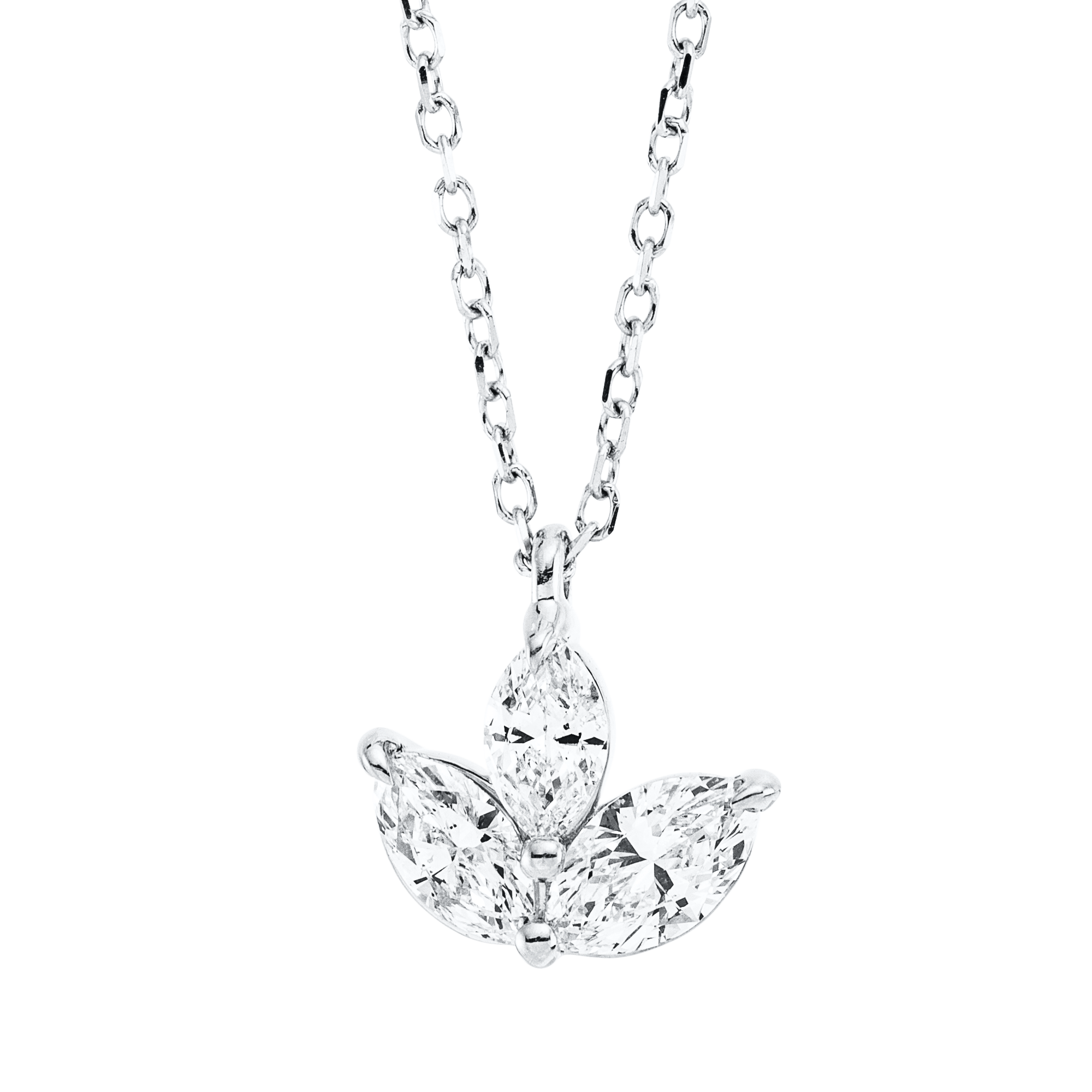 Brogle Classic necklace with diamond pendant Brogle Classic necklace with diamond pendant