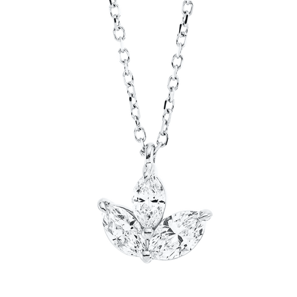 Brogle Classic necklace with diamond pendant Brogle Classic necklace with diamond pendant