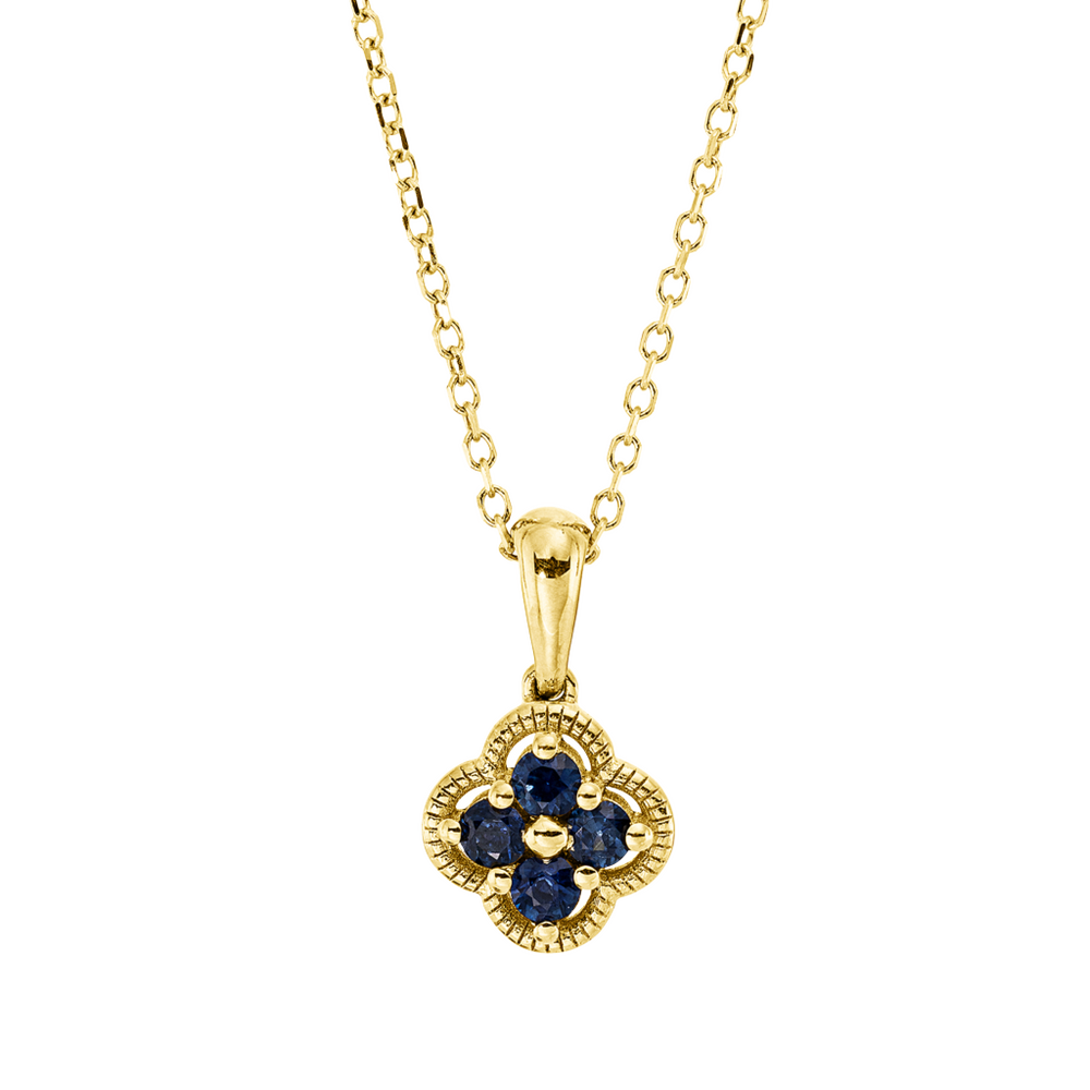 Brogle Classic necklace with sapphire pendant