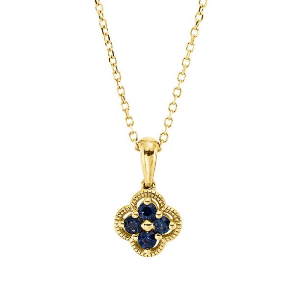 Brogle Classic Kette mit Saphiranhänger