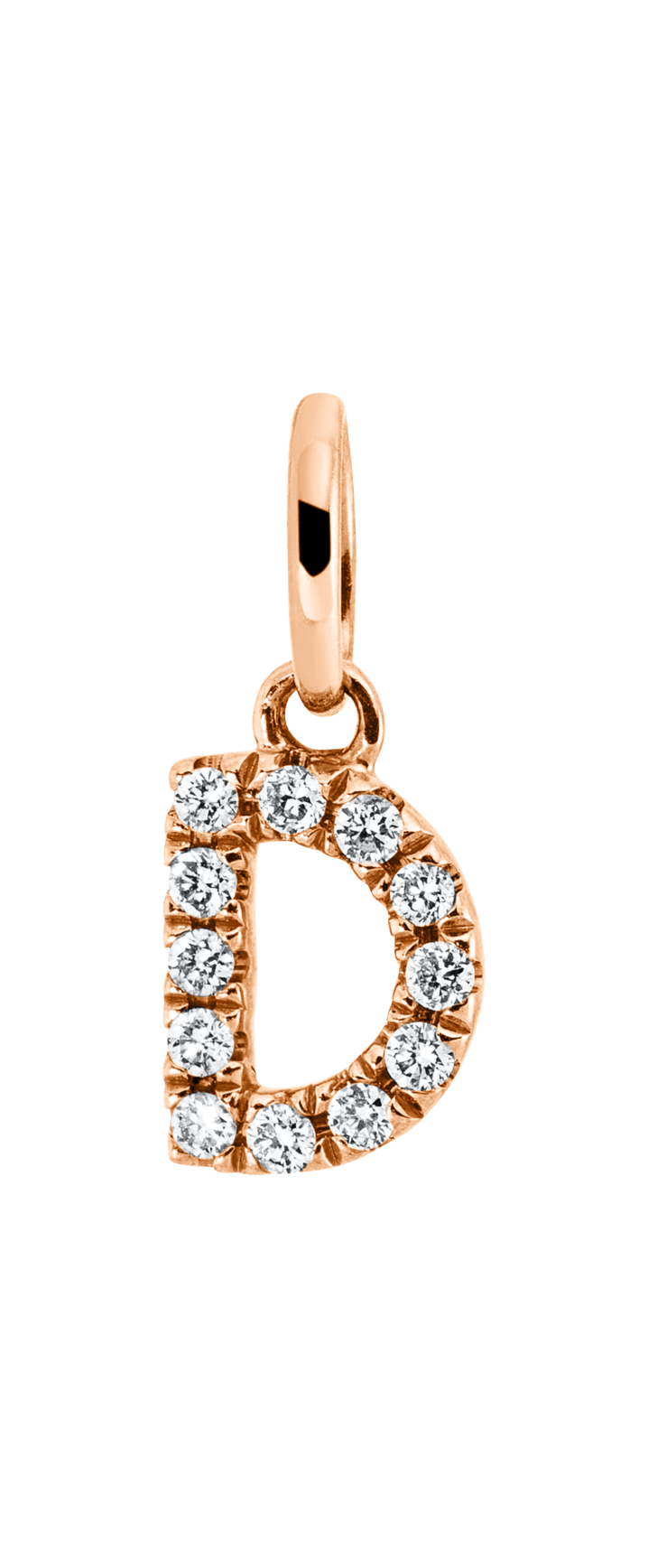 Brogle Classic Buchstabenanhänger D mit Diamanten Brogle Classic Buchstabenanhänger D mit Diamanten