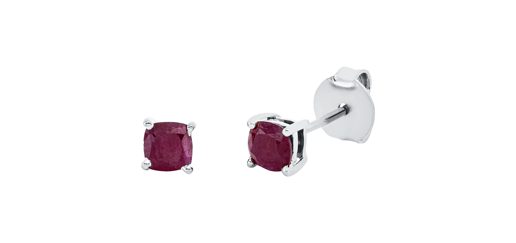 Brogle Classic ruby stud earrings