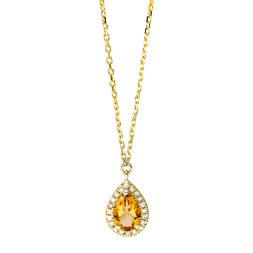 Brogle Selection Felicity necklace with citrine pendant