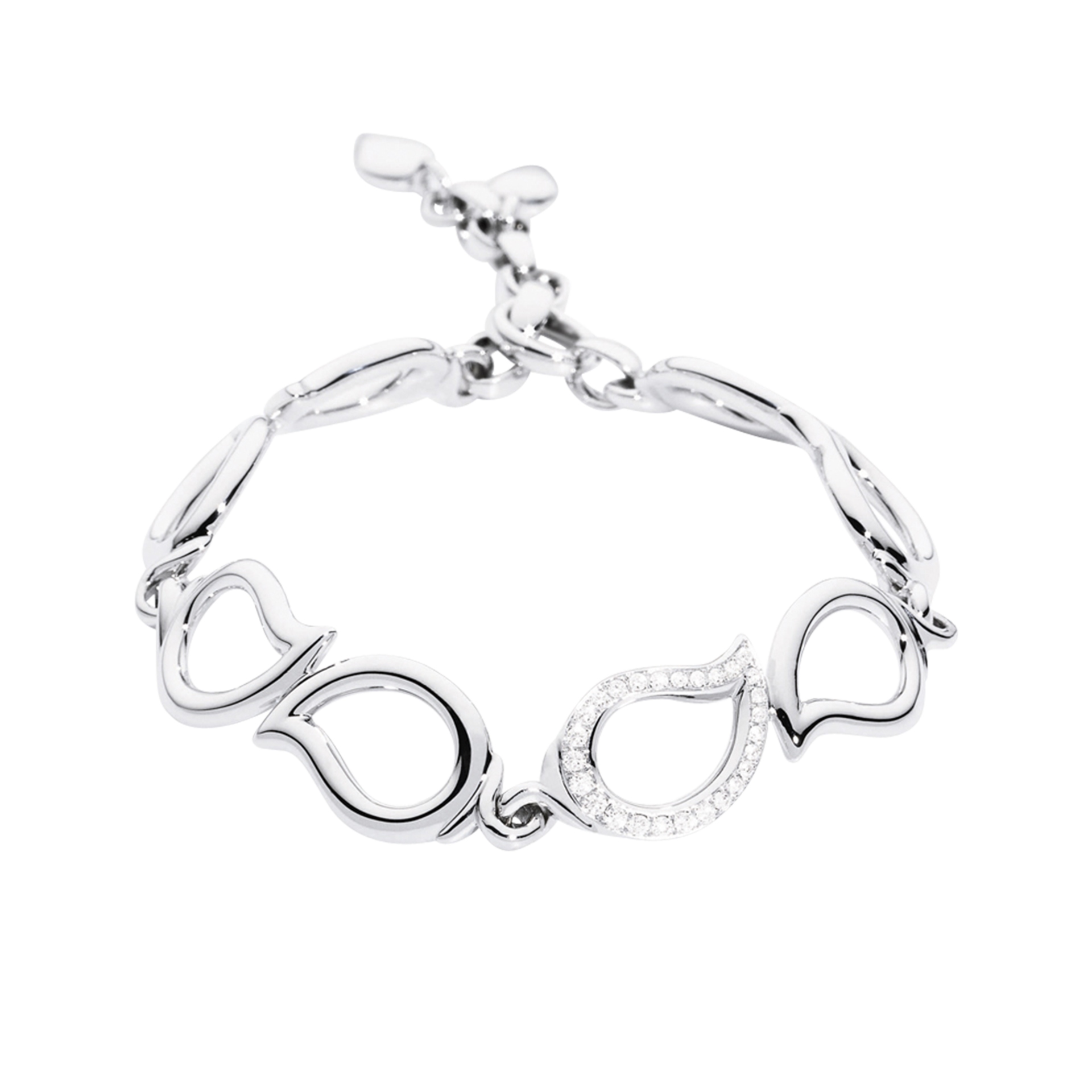 Tamara Comolli Signature Small One Drop Pavéline Bracelet Tamara Comolli Signature Small One Drop Pavéline Bracelet