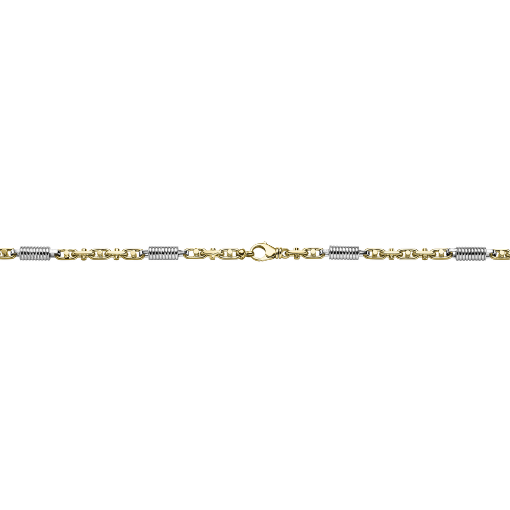 Brogle Classic Monte Carlo bicolor gold chain 7mm