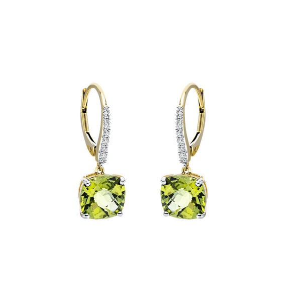 Brogle Classic peridot earrings Brogle Classic peridot earrings
