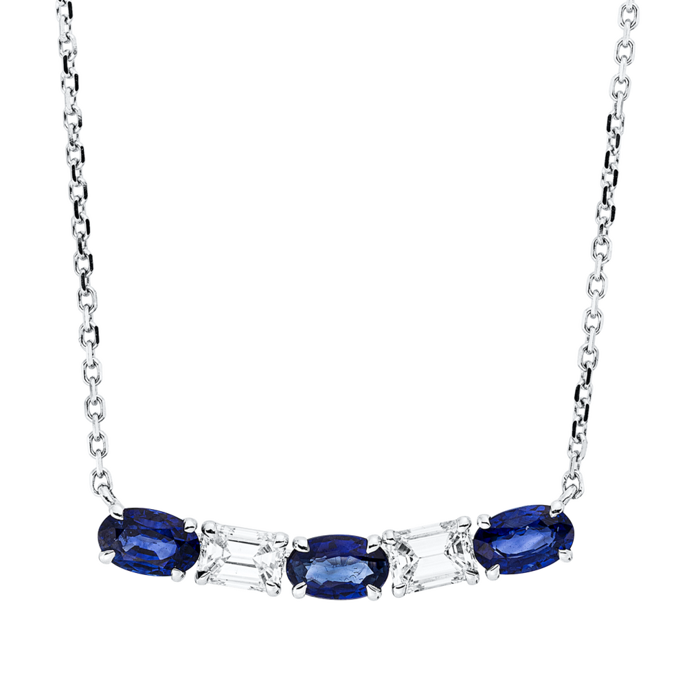 Brogle Classic Kette mit Saphiranhänger Brogle Classic Kette mit Saphiranhänger
