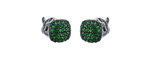 Brogle Classic tsavorite stud earrings Brogle Classic tsavorite stud earrings
