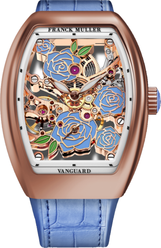 Franck Muller Vanguard Rose Skeleton 42,3 x 32mm Franck Muller Vanguard Rose Skeleton 42,3 x 32mm