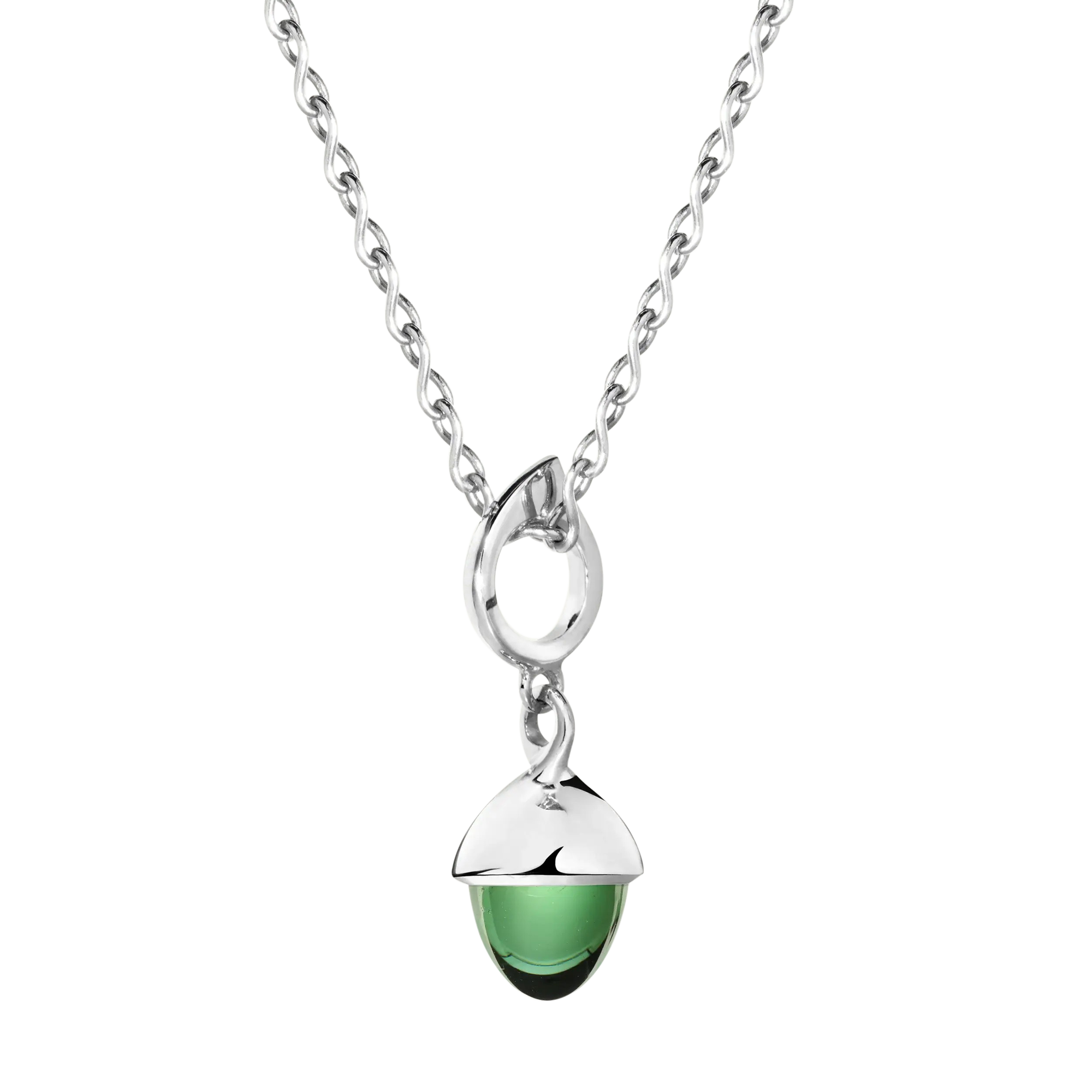 Tamara Comolli Mikado Flamenco green tourmaline pendant