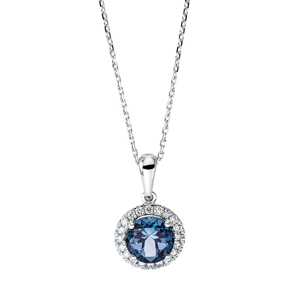 Brogle Classic Kette mit London Topasanhänger